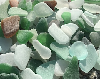 Vetro marino autentico di alta qualità, sfuso, colori misti, medio-grande, 50-100 pezzi, forniture per gioielli, arti e mestieri, decorazioni marine, mosaici