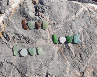 Sea Glass Love Letters, Love Spelling, 4 pcs of Genuine Spanish Sea Glass, Love Gift, Arts and Craft Supply, Decoration, Valentine's Gift