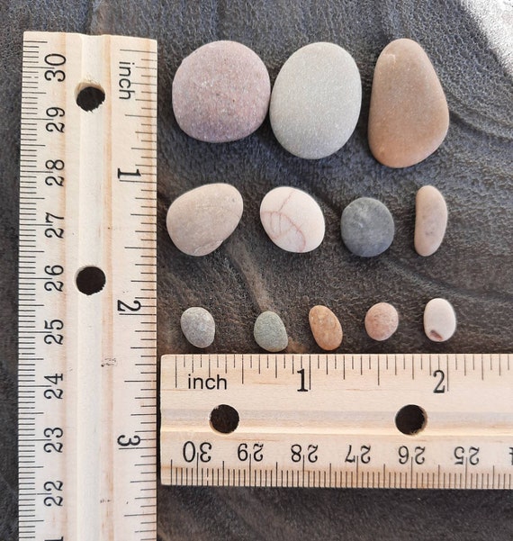 22 Large Beach Rocks flat Sea Stones wishing Stones Rocks for Painting  mandala Stones stones for Crafts -  Denmark