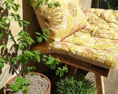 Hand embroidered suzani cushion cover and bench cushion: 100% Cotton, Bohemian Style