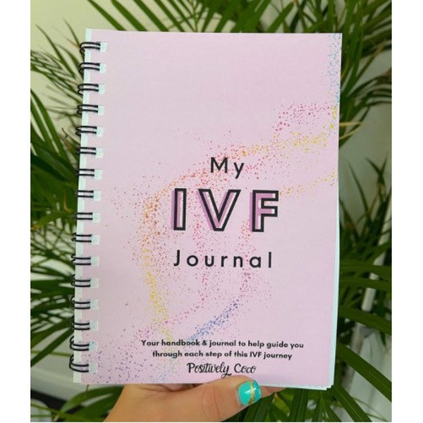 Ivf Journal & Handbook. Ivf planner, Ivf gift, Guide to Ivf. Ivf Activity diary