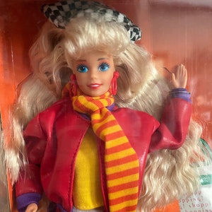 1991 United Colors of Benetton Barbie Shopping Doll 4873 NRFB Foreign Issue Etsy