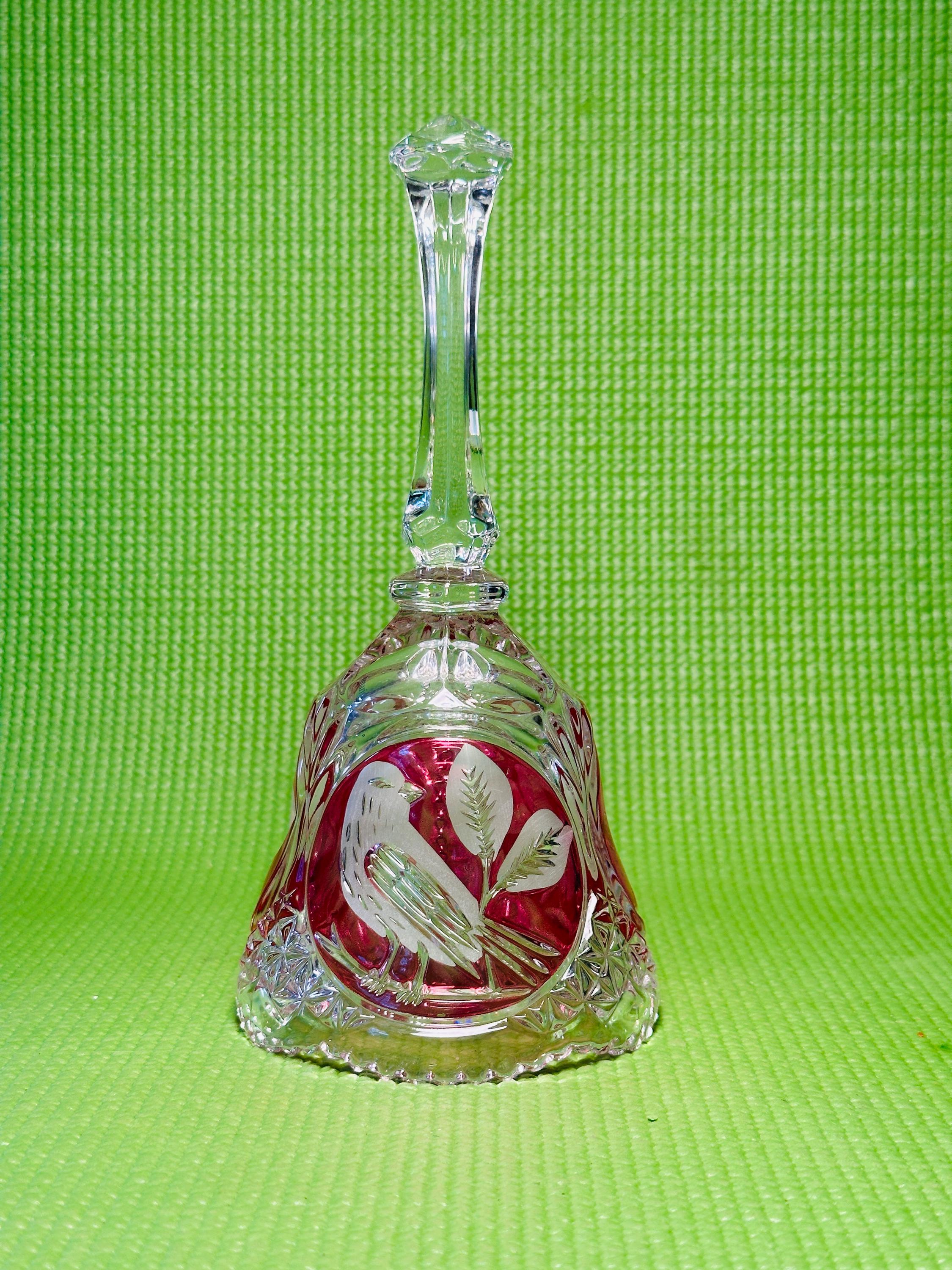 Hofbauer German Red Bird Crystal - Etsy