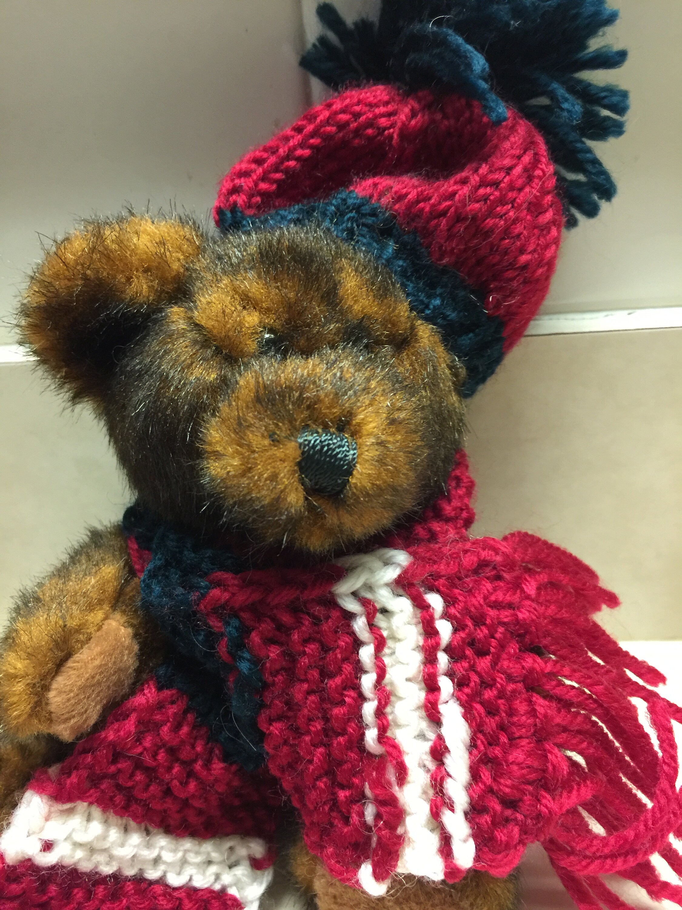 Three HUGFUN INT'L Mini Plush Animals Bear Dog Moose Etsy