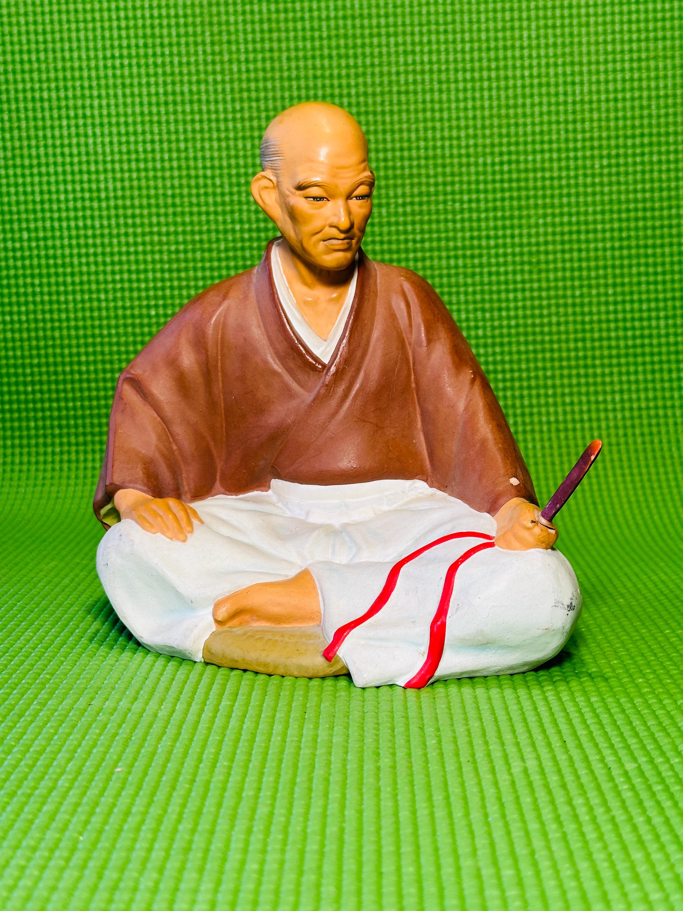 コレクション usakou Hakata Urasaki Clay/chalkware Elder Man Figure From Fukuoka, Japan