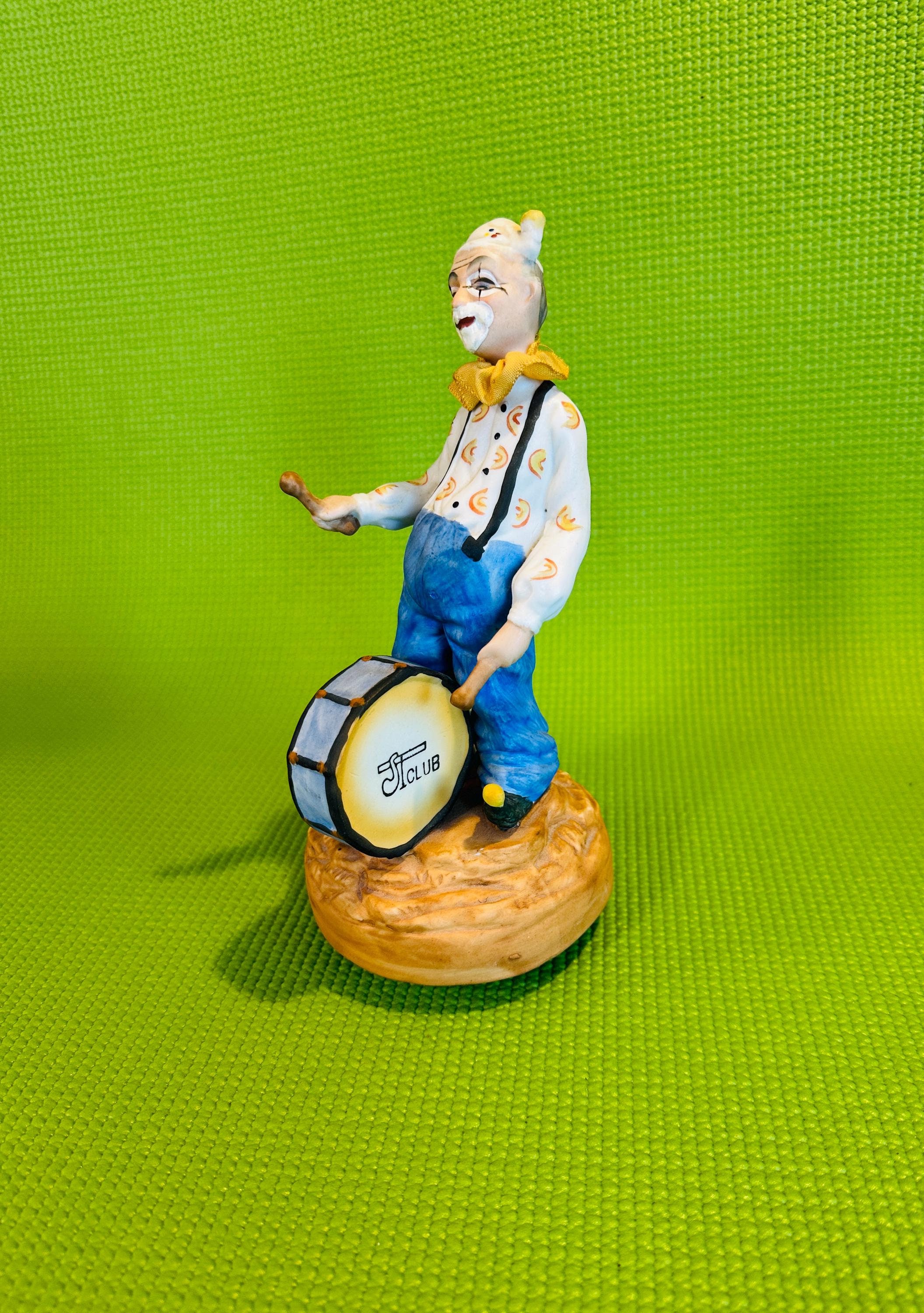 Aldon Fine Bone China Clown Music Box Plays 