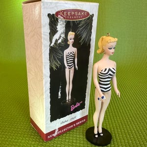 1994 Edition of Debut 1959 Barbie Holiday Ornament - Christmas Tree Ornament - Barbie-Nostalgic Series