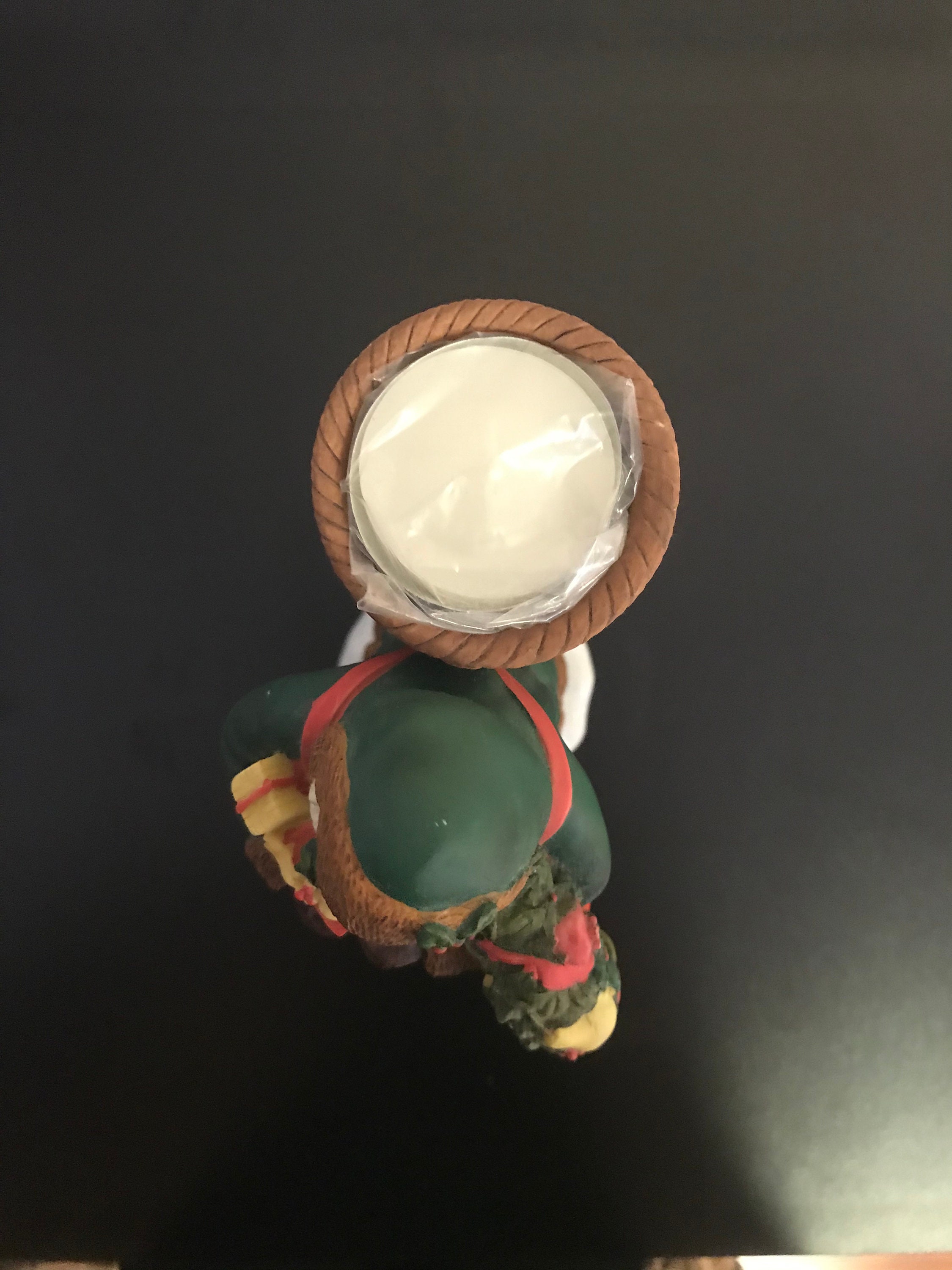 Santa Tea Light holder by Hallmark Etsy