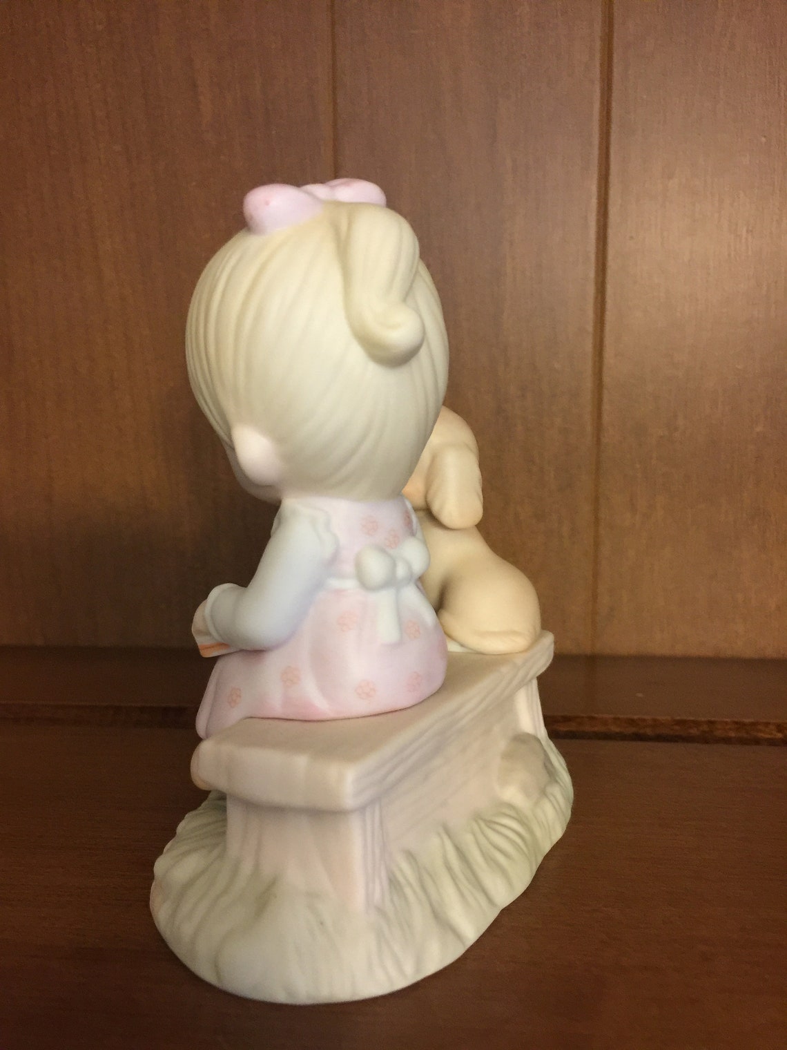 Precious Moments Loving is Sharing Figurine | Etsy