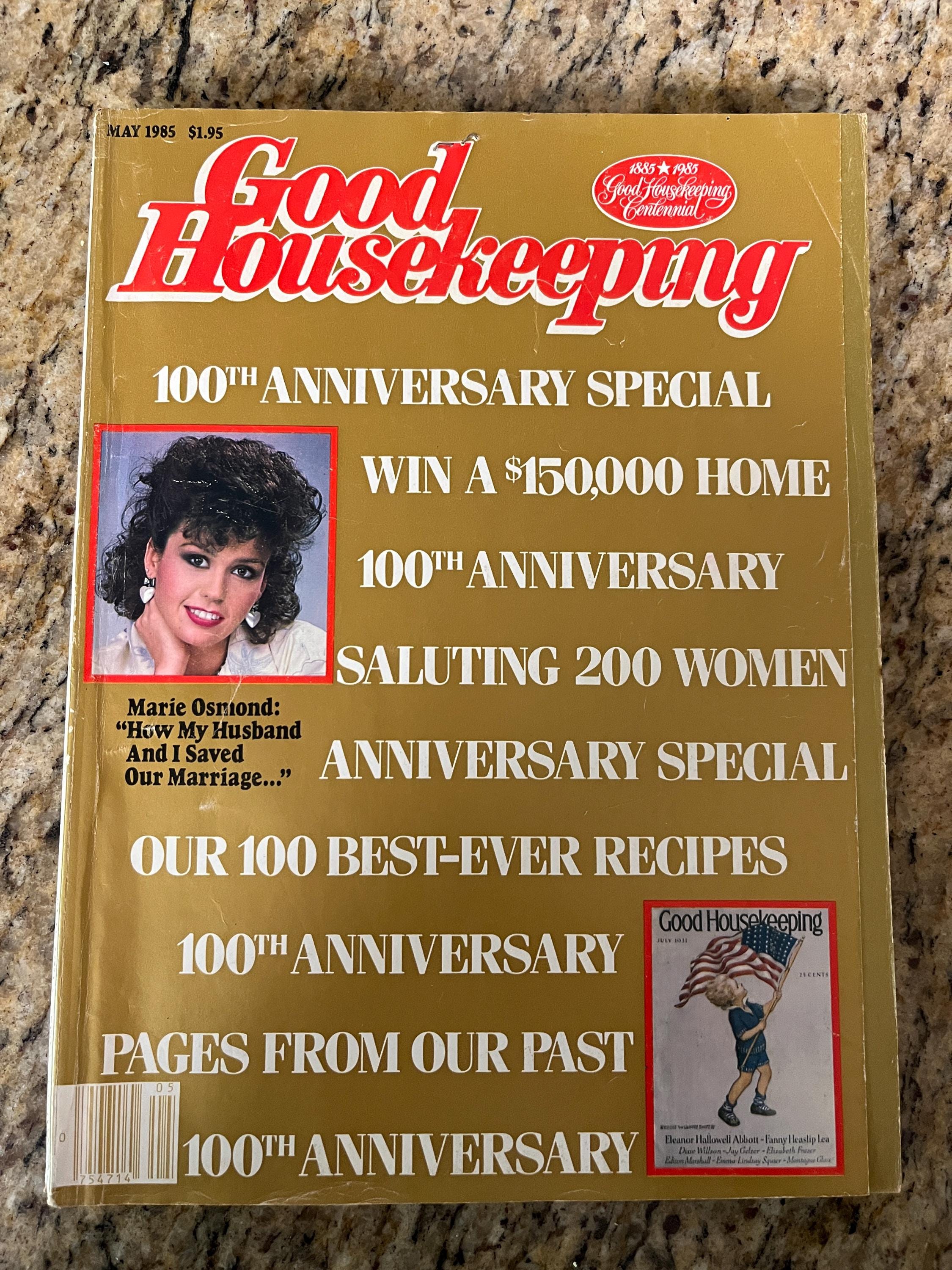 Good Housekeeping Magazine - May 1985, 100th Anniversary Issue
