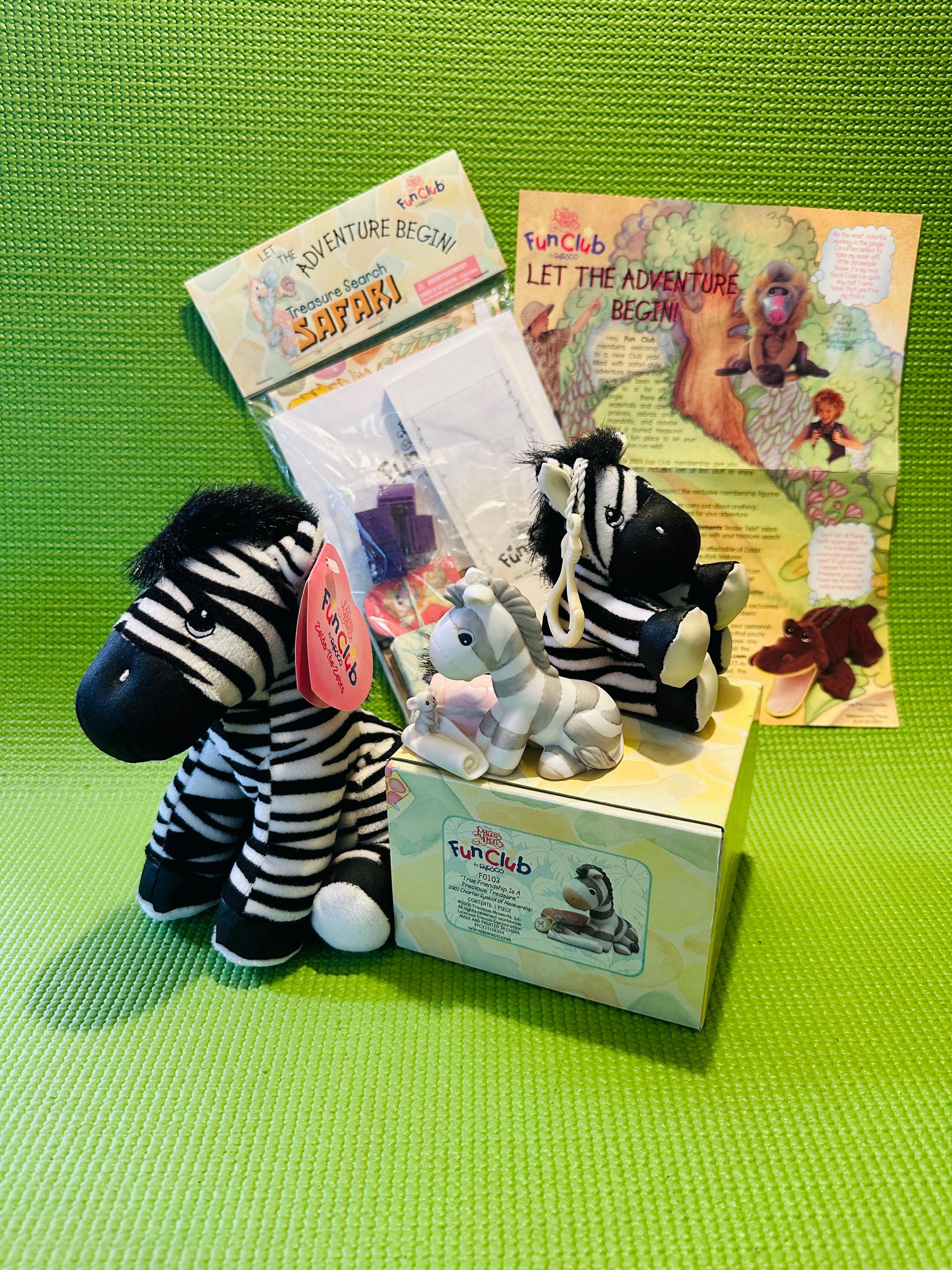 Zelda the Zebra Porcelain Figure & Plush Set – Precious Moments