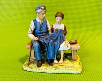 Norman Rockwell "Lighthouse Keeper's Daughter" Figurine - 1979 Museum Edition