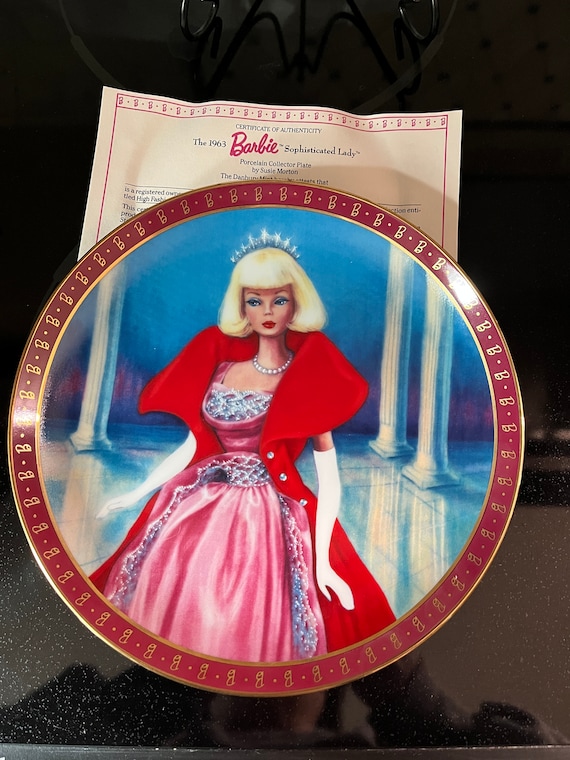 Danbury Mint High Fashion Barbie Porcelain Collector Plate 