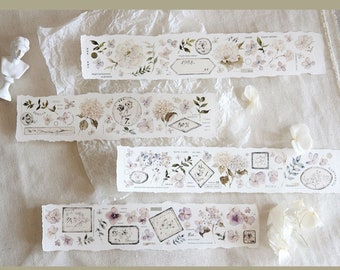 Pion PET テープ - ブルーム (5 cm) | Pion Girl PET テープ、花柄 PET