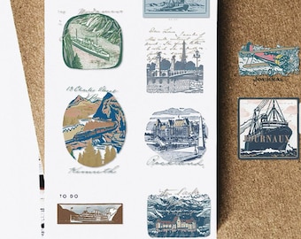Ruban adhésif PET USAGIPRINT Holiday 5 CM n° 25 | Accessoires d'agenda, Stickers agenda mignons, Scrapbooking, Bullet Journal, Emballage cadeau, Collage artistique