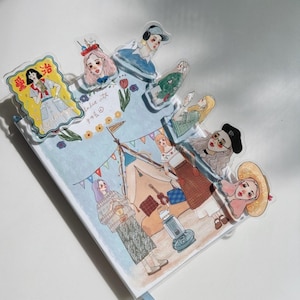La Dolce Vita Acryl Clips - Serie 2 | Planner Clip, Planer Zubehör, Notebook Clip, Büroklammer, Mädchen Page Clip, Papier Organisator
