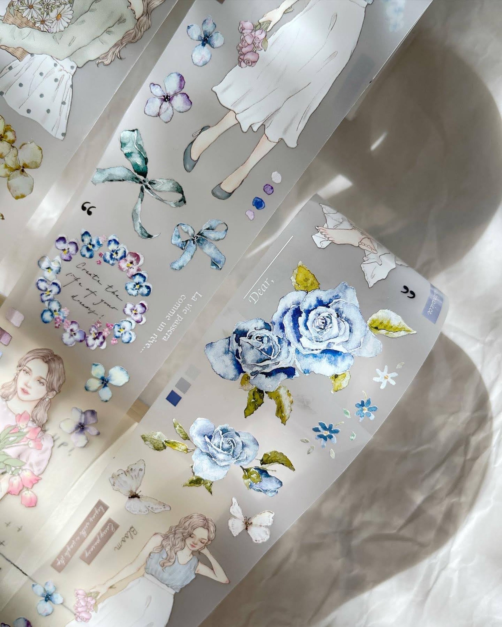 Pion PET テープ - ブルーム (5 cm) | Pion Girl PET テープ、花柄 PET