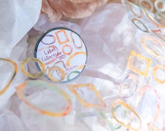 Ruban adhésif en PET irisé de la collection Meow Label | Adorable papeterie, Masking tape pour journal, Accessoires d'agenda, Journal indésirable, Scrapbooking