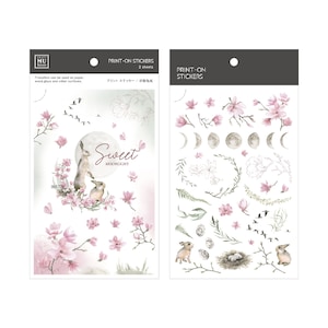 NEUES DESIGN MU Print-On 185 Planer Aufkleber | Maschinensticker, Stickerblätter, Sticker Pack, Bullet Journal, Scrapbooking, Geschenkverpackung