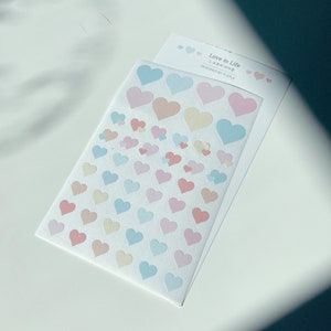 Heart Sticker 01 by Pleple | Cute Planner Sticker, Korean Sticker, Seal Stickers, Heart Shape Sticker, Love Sticker, Valentine&#39;s day Gift