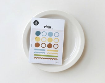 Suatelier Sticker - 1670 Plain.66 | Cute Planner Stickers,  Deco Stickers, Planner Accessories, Collage, Scrapbooking, Cute Stationery