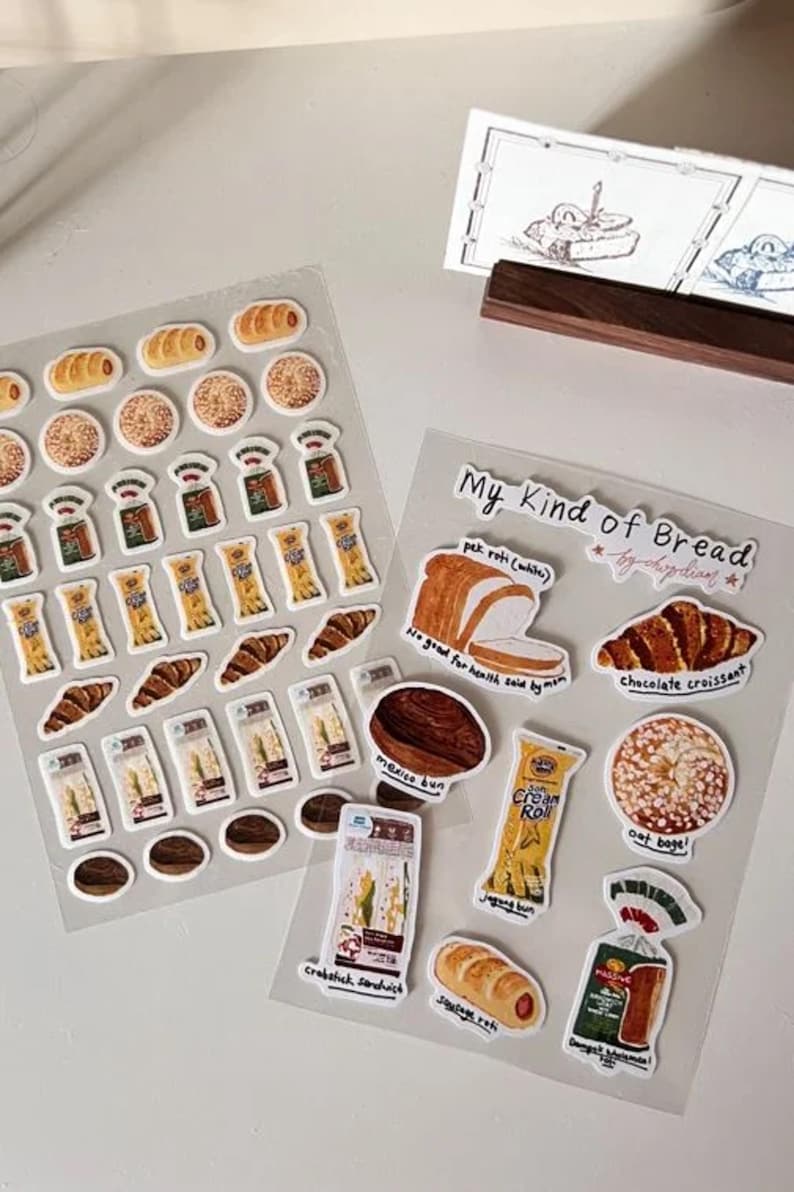 Chop Diam Deco Sticker Sheet - My Kind of Bread | Bread Sticker, Bakery ...