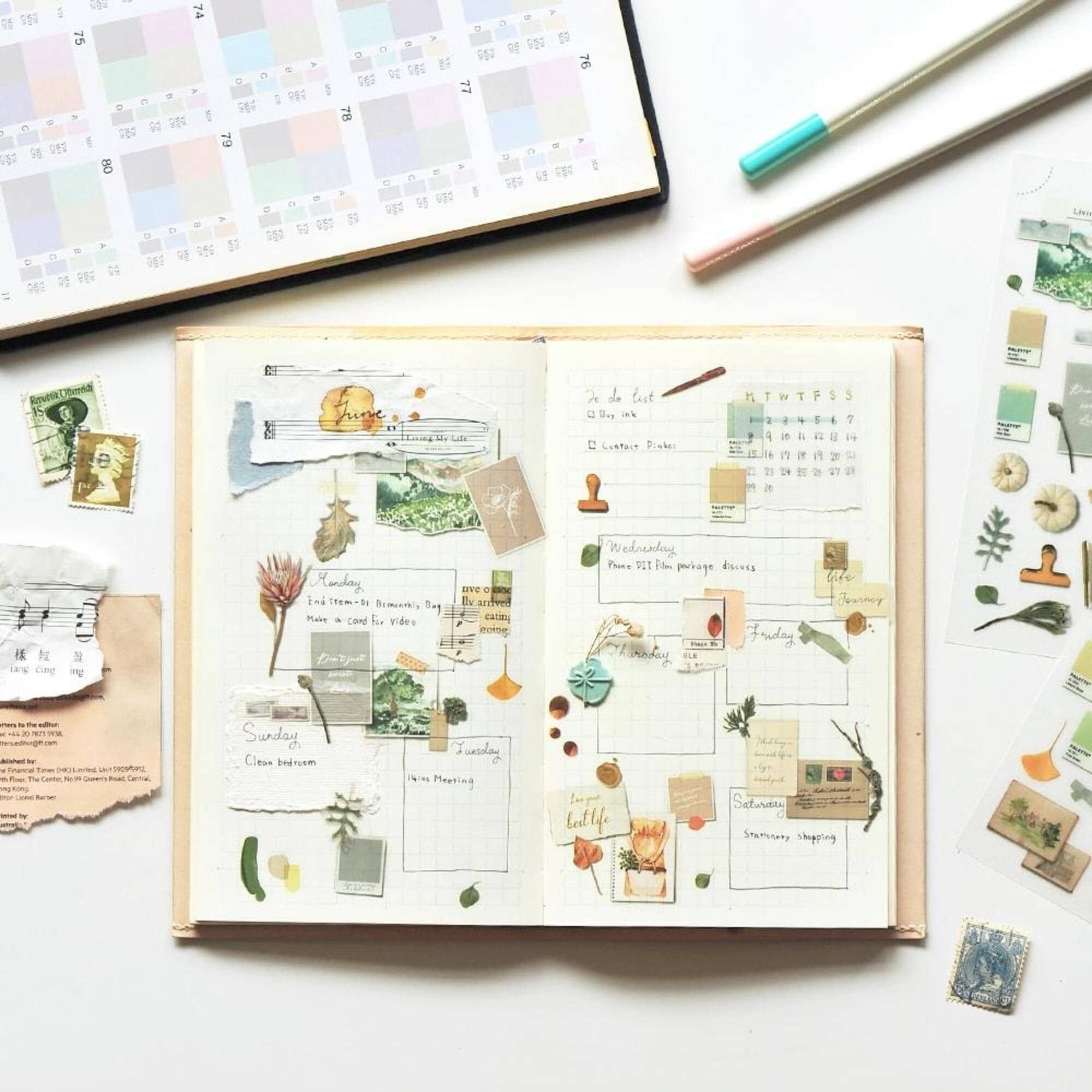 Bullet Journal Hobonichi Travelers Notebook Midori Erin Condren Filofax Sticker Pack Diary Art Mu Print-On Planner Stickers Happy Home 114