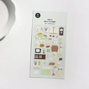 Suatelier Sticker - 1148 Grandma Home | Korean Stationery, Cute Planner Stickers, Deco Stickers, Planner Accessories, Collage, Scrapbooking