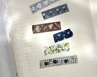 Pion Washi Tape – Decorative | Vintage Floral Washi for Journaling, Scrapbooking, Planner, Collage, Junk Journal, Stationery Supplies