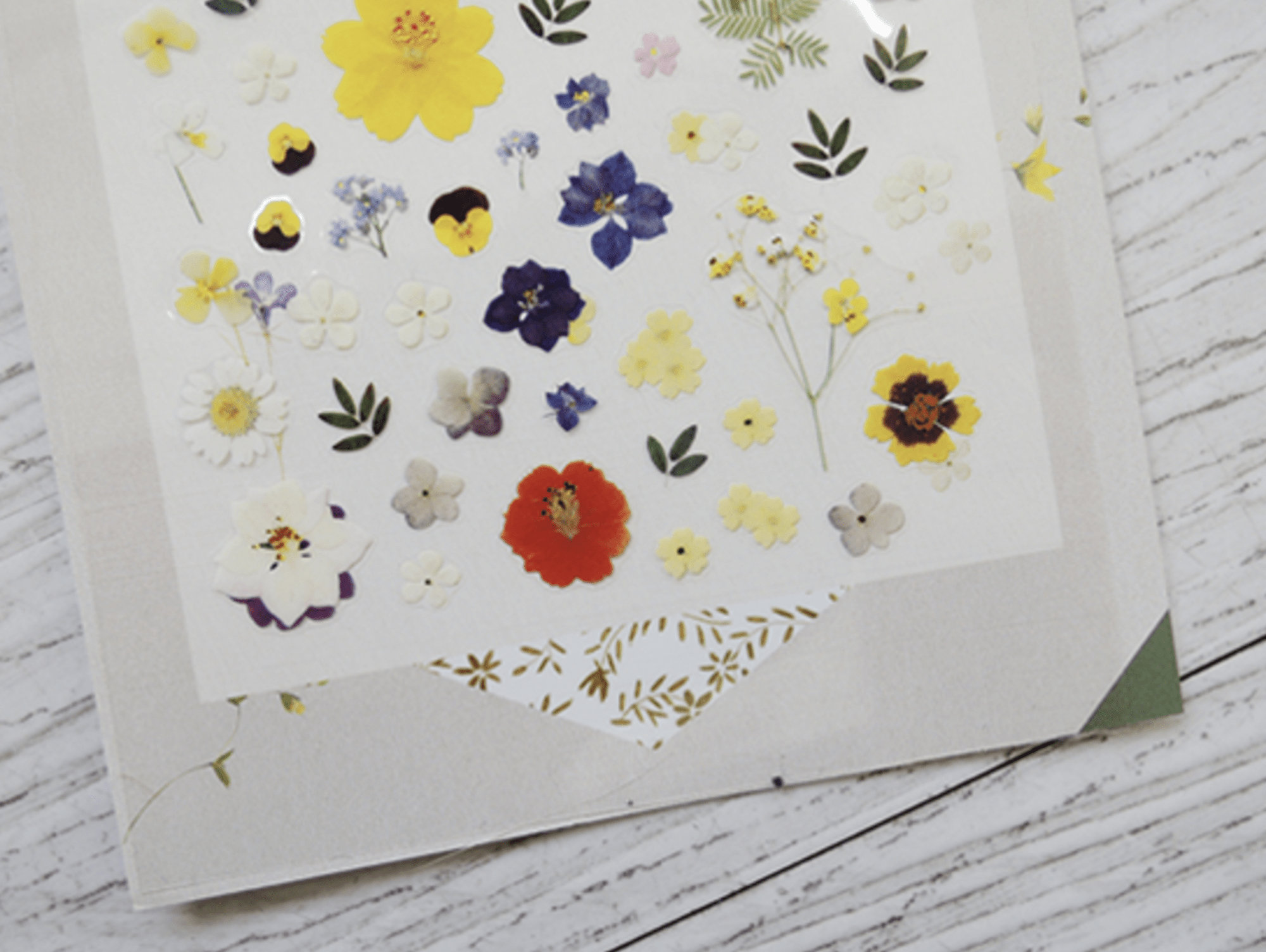 Suatelier Sticker - 1050 Deco Flower | Korean Stationery, Cute Planner ...