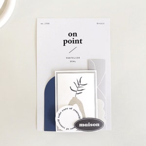 Suatelier Robben-Aufkleber - 1568 On Point.03 | Niedliche Planer Aufkleber, Deko Aufkleber, Planer Accessoires, Collage, Scrapbook, Cute Stationery
