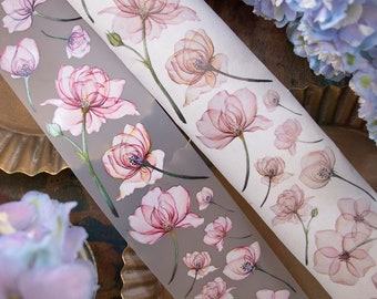 Lot De 15 Rouleaux De Ruban Adhésif Washi Floral Pour Loisirs