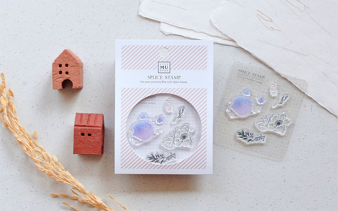 MU ライフスタイル シリコン クリアスタンプセット No.01 | かわいい