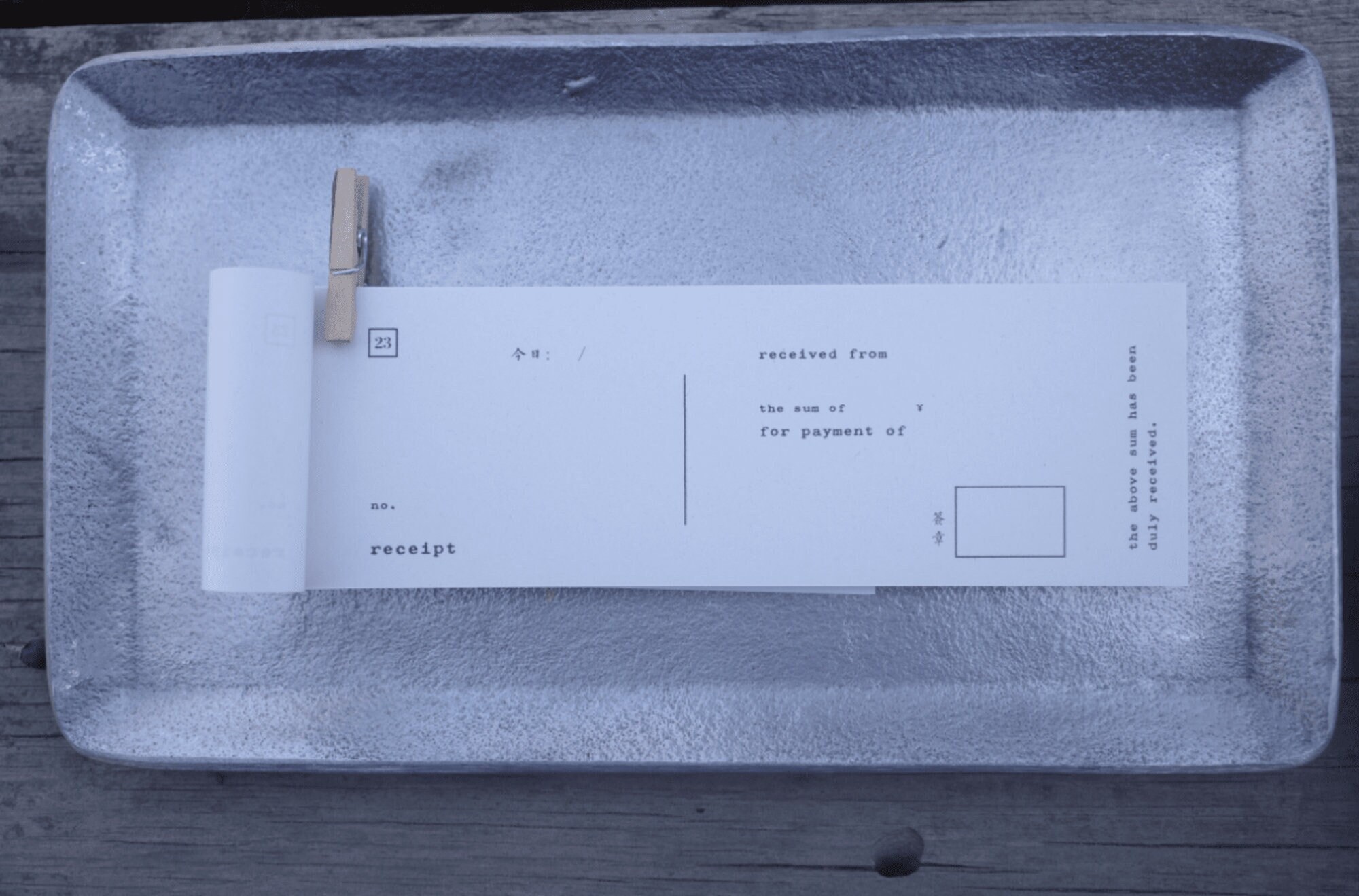 Hanen Studio Paper Memo No.8 Receipt Beautiful Memo Pad