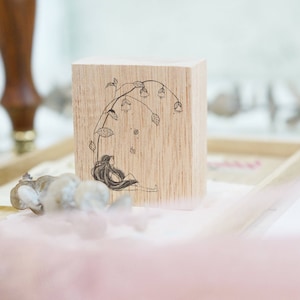 Tampon en caoutchouc pour projet Black Milk - Repos | Mignon tampon en caoutchouc en bois, tampon en bois, tampons de carnet, papeterie kawaii, cadeau de papeterie