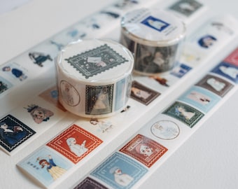 La Dolce Vita Paper Tape - Sweet Post ( with backing paper) | LDV Girl Washi Tape, Cute Paper Tape, Planner Tape, Journal Tape, Scrapbook