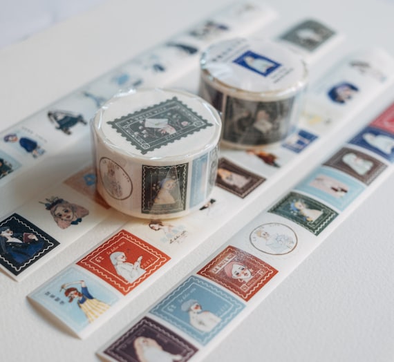 La Dolce Vita Paper Tape - Sweet Post ( with backing paper) | LDV Girl Washi Tape, Cute Paper Tape, Planner Tape, Journal Tape, Scrapbook
