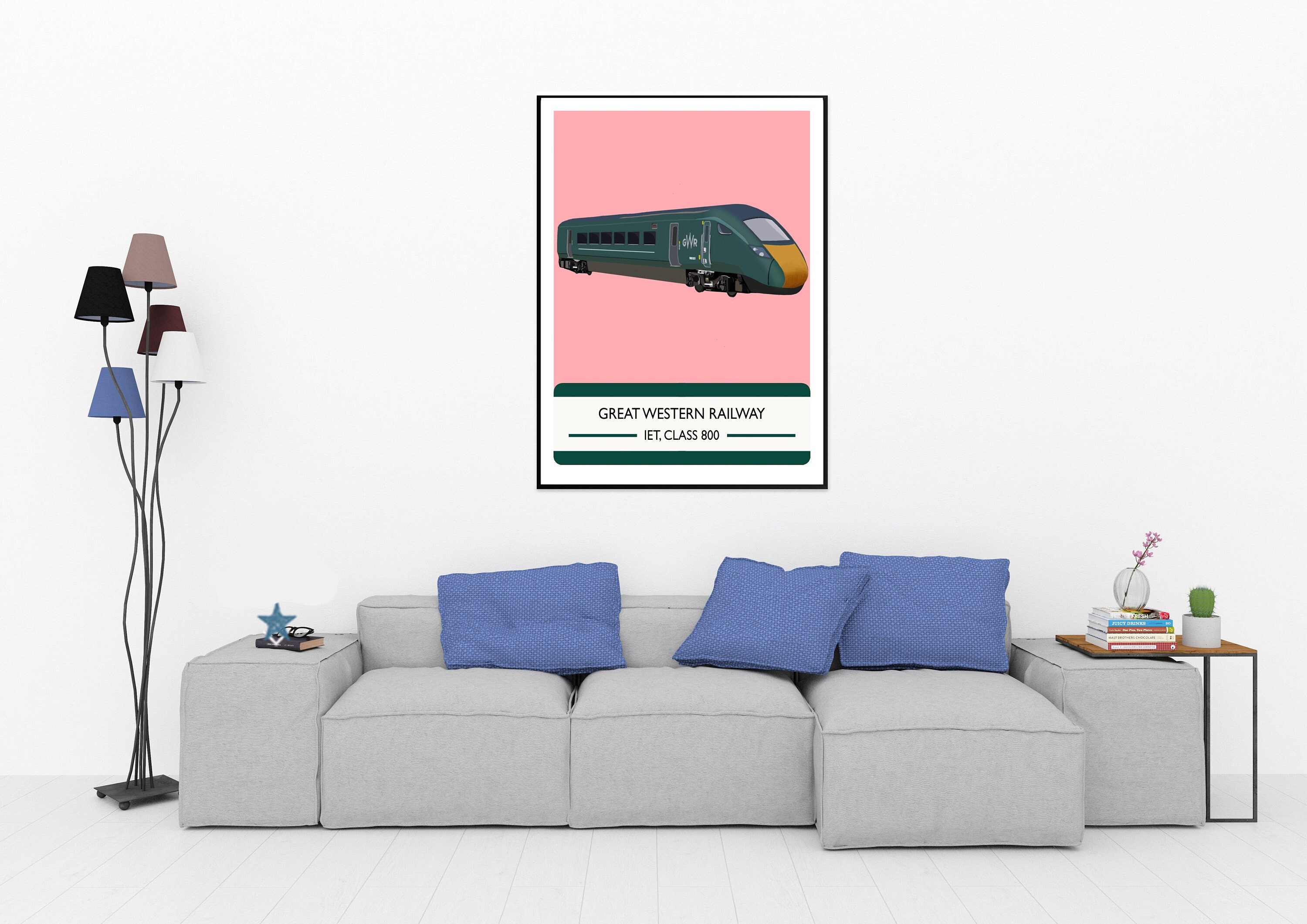 Great Western Railway Class 800 Train Art Print - Premium Quality