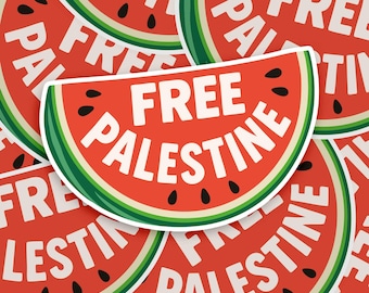 Adesivi FREE PALESTINE 20x, Adesivi Palestina, Libertà per la Palestina, Gaza libera, Abbigliamento dimostrativo, Abbigliamento per la pace, Amore per la Palestina