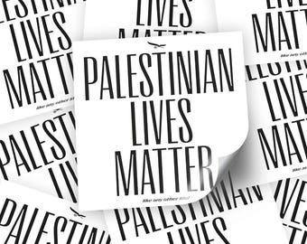 20x PALESTINIAN LIVES MATTER 20 Stickers, Palestine Stickers, Freedom for Palestine, Free Gaza, Demo Wear, Peace Wear, Love for Palestine