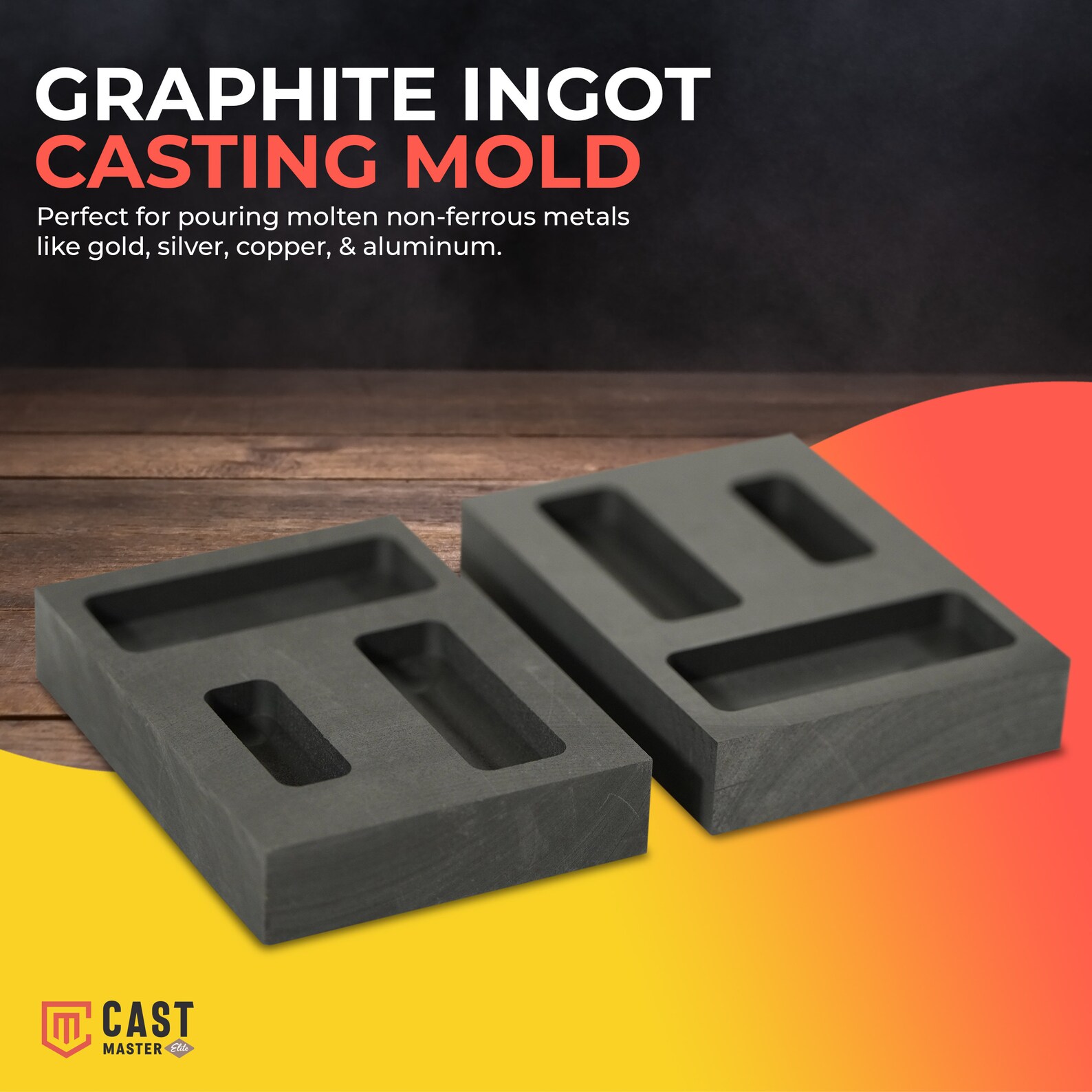 Cast Master Elite Metal Molds Casting Graphite Ingot Mold Etsy New