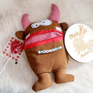 Worry Eater - Little Monster - Personalizable Worry Monster - School Enrollment Girl/Boy, Worry Friend with Desired Name, Easter