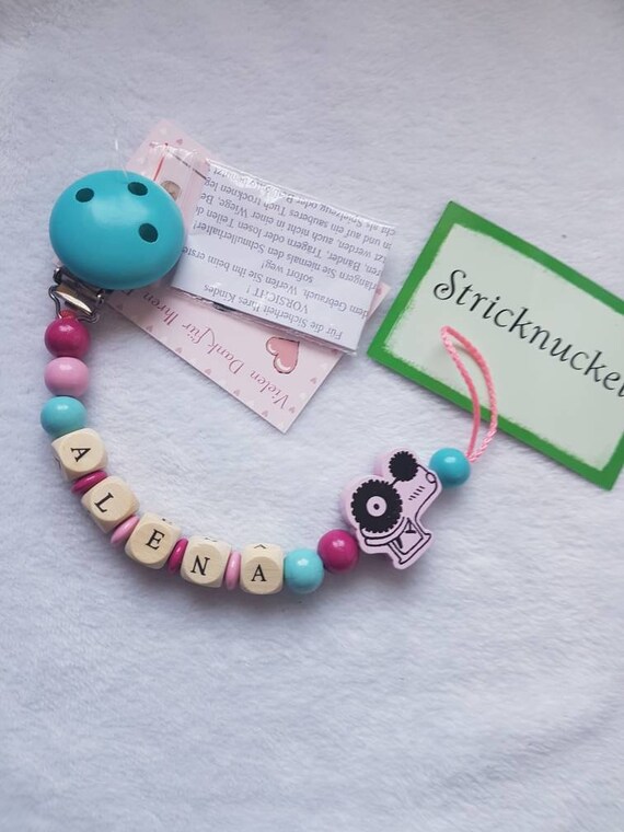 pacifier chain with name