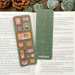 Gallery Wall - Bookmark | Digital Art, Illustration, Books, reading, kawaii, Stationery, cute cat