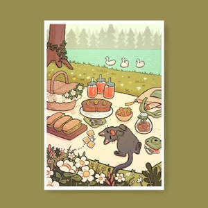 Picnic - Art Print | Digital Art, Illustration