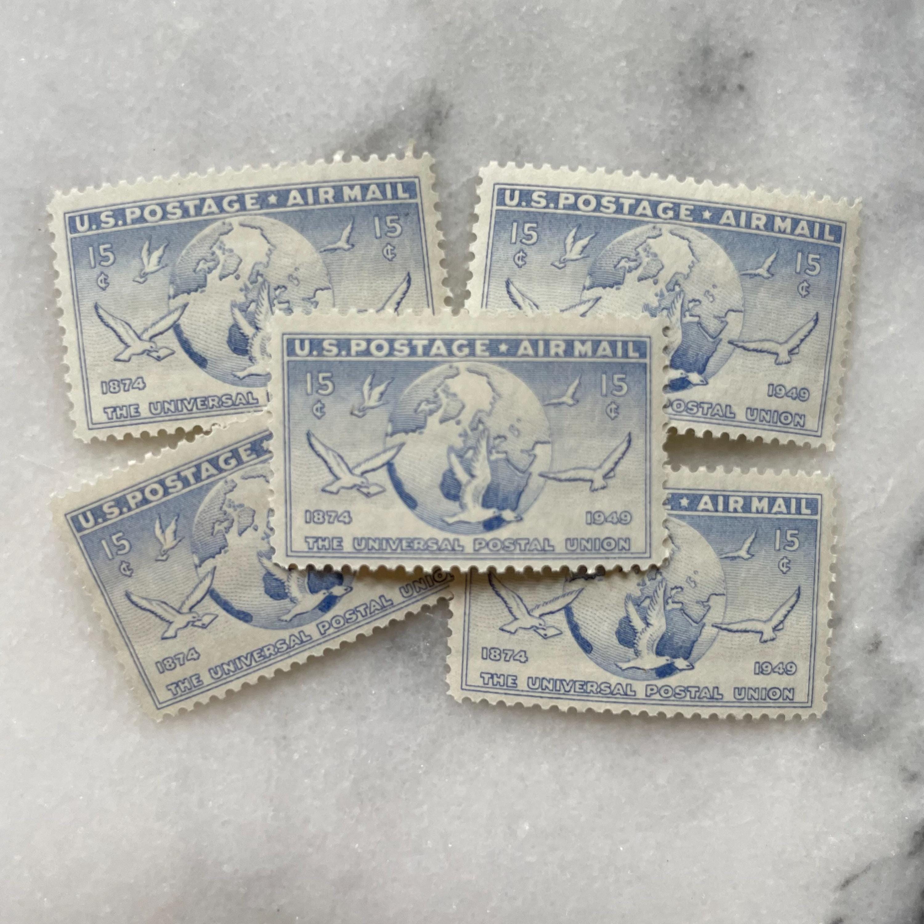 5 Cent Airmail Stamp - Etsy