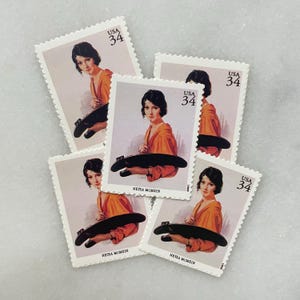 Sellos antiguos de pintura de artista sin usar / Franqueo de USPS dorado / 34 centavos de dólar estadounidense
