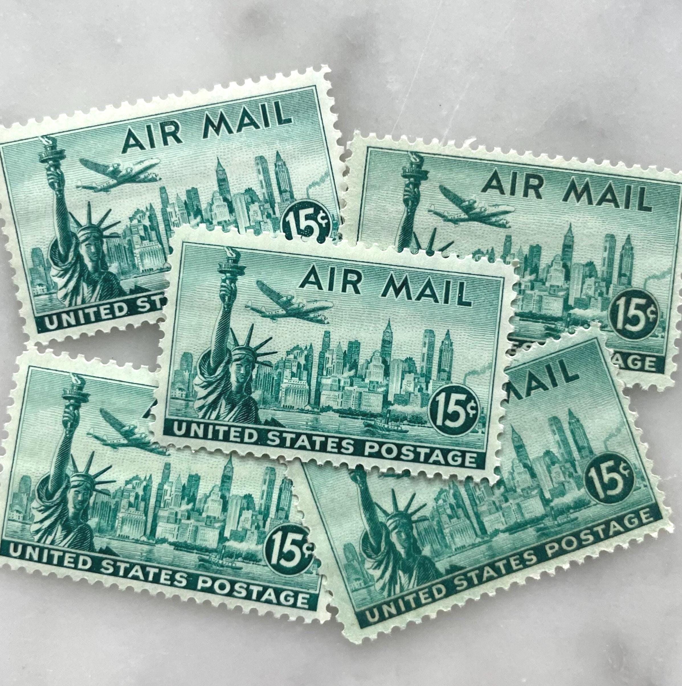 [銭単位]きじ航空　AIRMAIL 5枚 5 Cent Airmail Stamp - Etsy