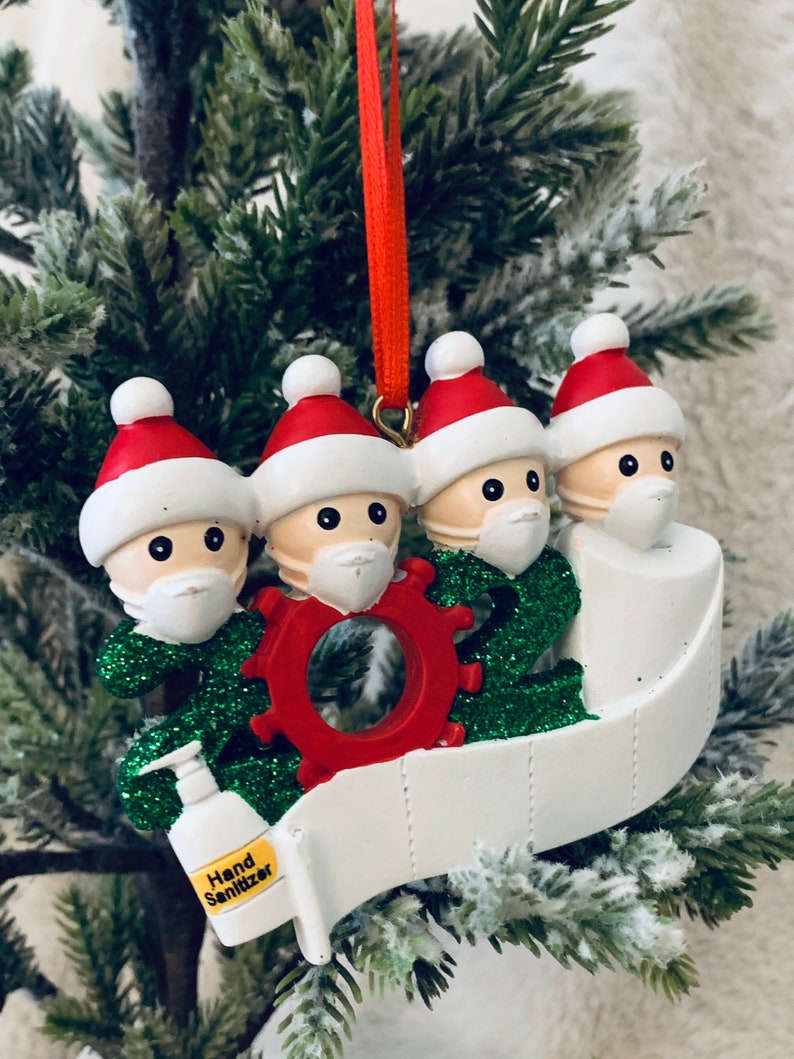 Quarantine Christmas Family Ornaments Etsy