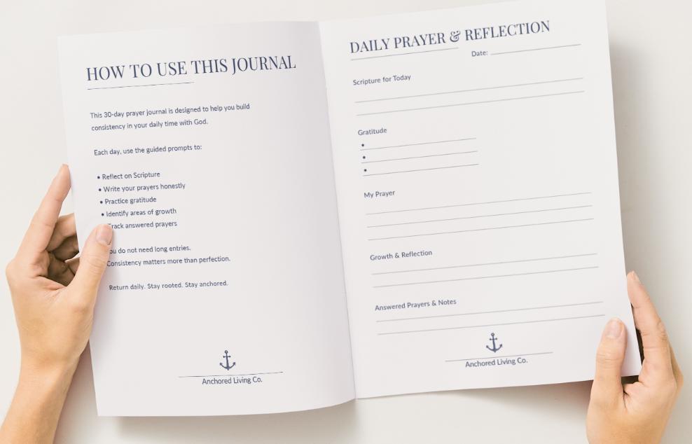 30 Day Prayer Journal Printable PDF | Christian Prayer Journal | Daily ...